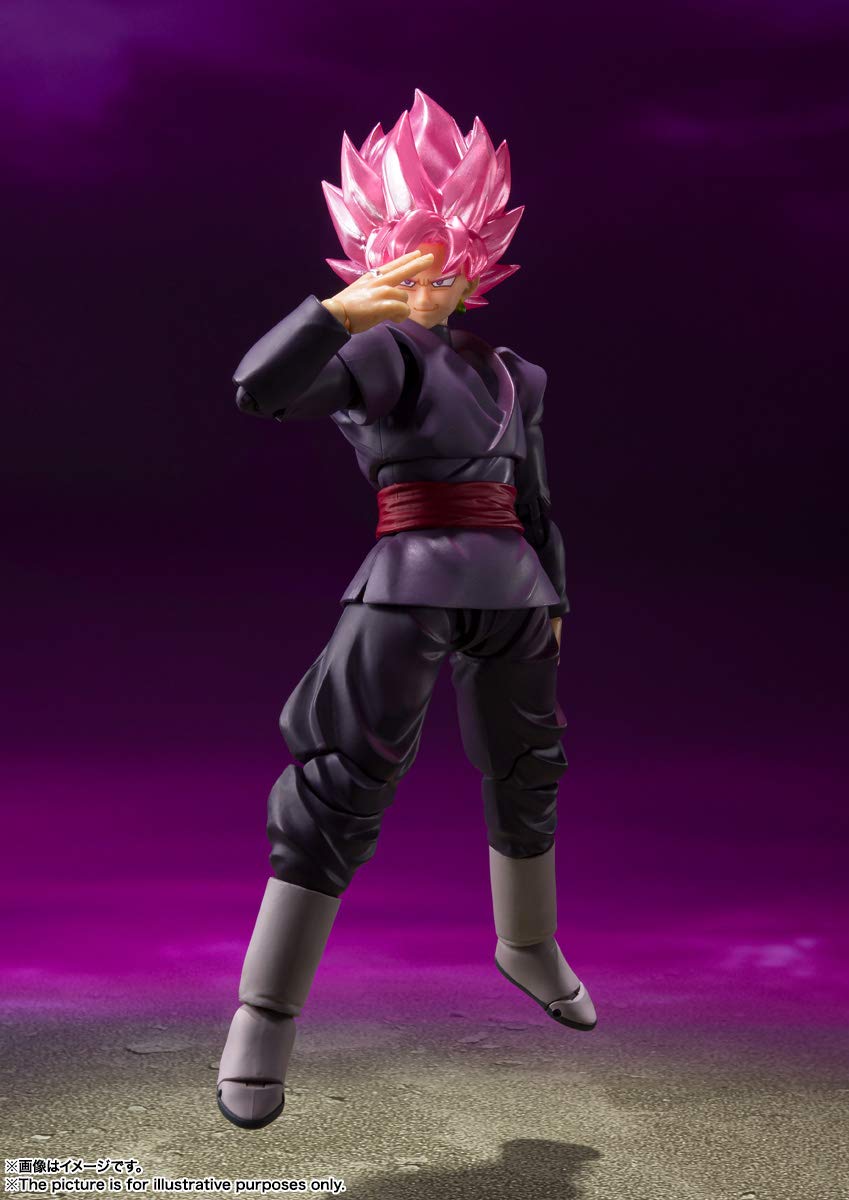 Tamashii Nations Goku Black Super Saiyan Rose Action Figure 