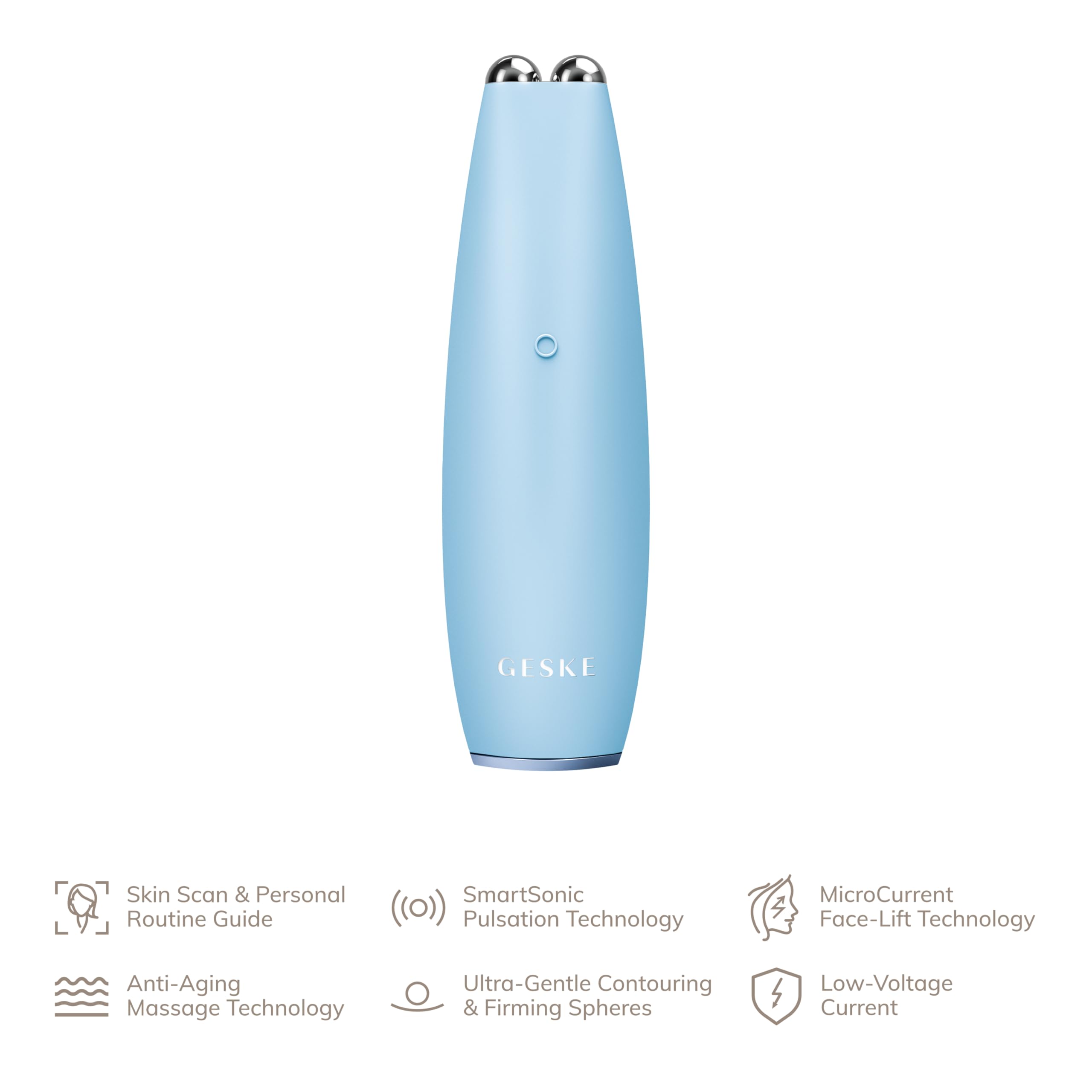 GESKE SmartAppGuided™ MicroCurrent Face-Lift Pen, Aquamarine - Image 4