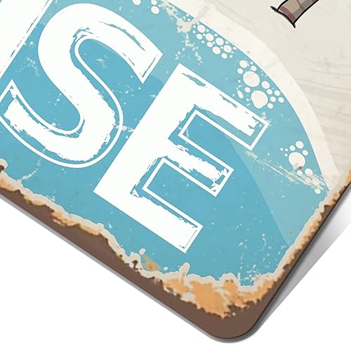 Miniatura 3 de SNOWANG Letreros decorativos de metal retro retro de 12 x 8 pulgadas para pared del hogar, patio, cafeterías, bar, cueva de hombre, bienvenidos a