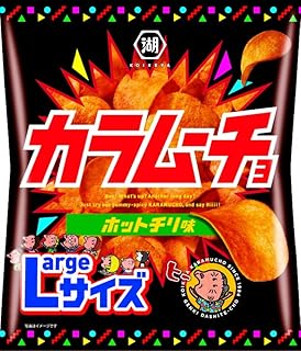 湖池屋 Largeサイズ カラムーチョチップス ホットチリ味 108g✕12袋