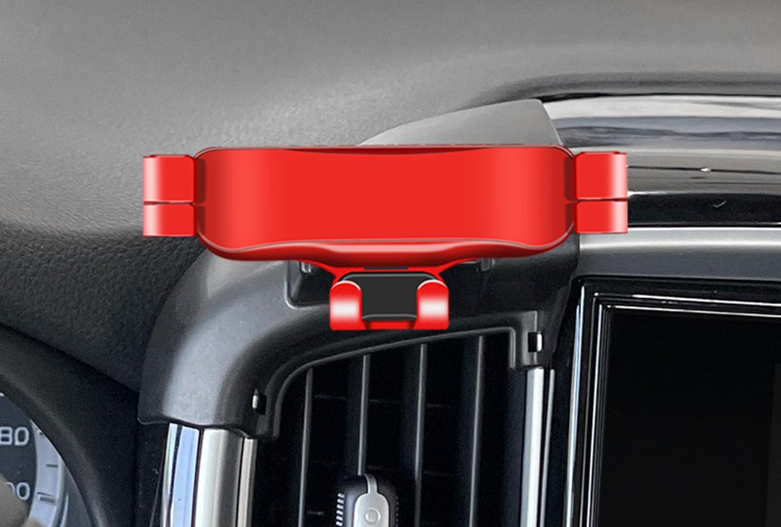 Support de téléphone voiture KIA Stonic rotation 360 argent réutilisable - 8