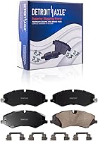 Vista 45 de Detroit Axle - Pastillas de freno para Dodge Dart 2013-2016 2014 2015 pastillas de freno de cerámica con reemplazo delantero y trasero de hardware