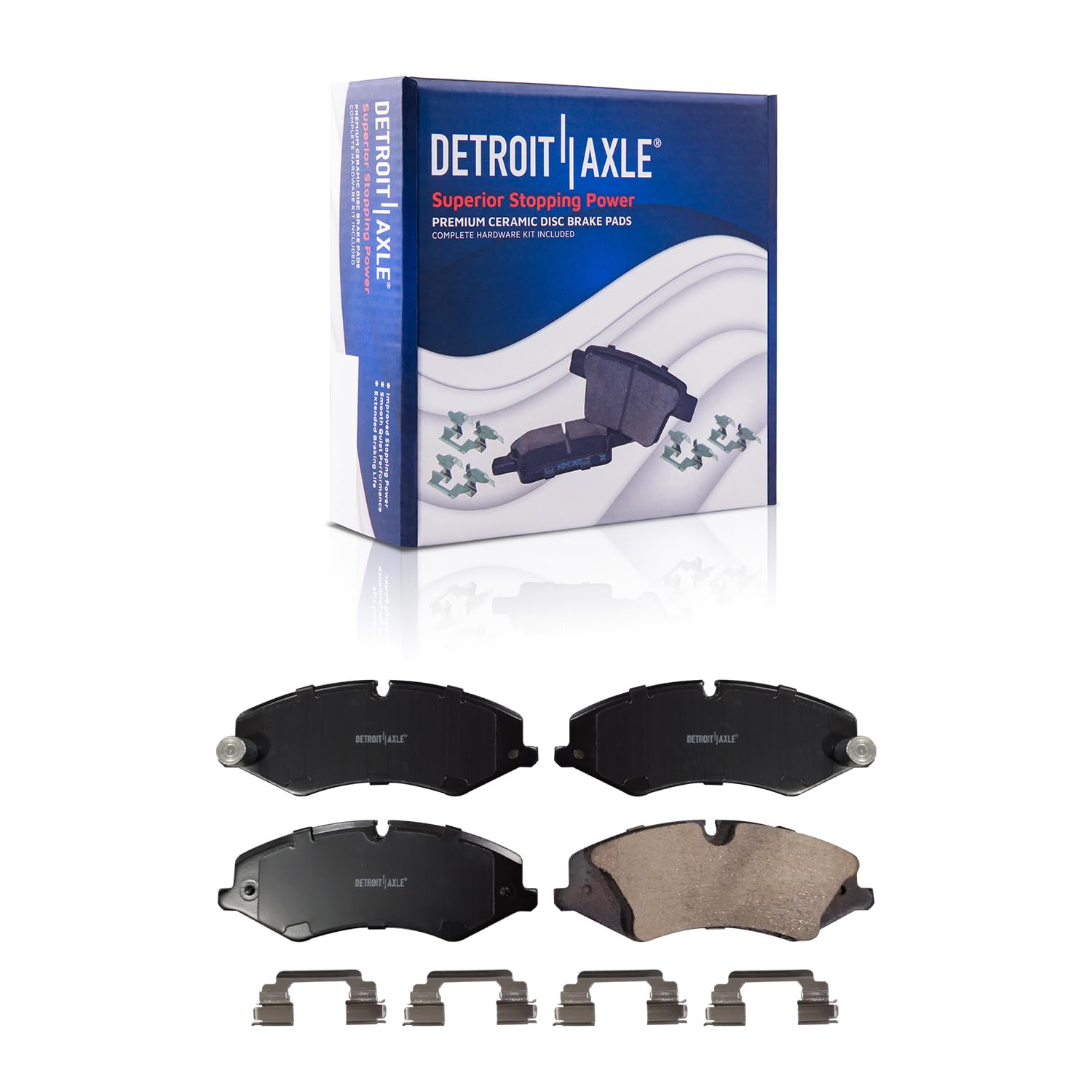 Detroit Axle - Front Brake Pads for 2014-2017 Land Rover Range Rover