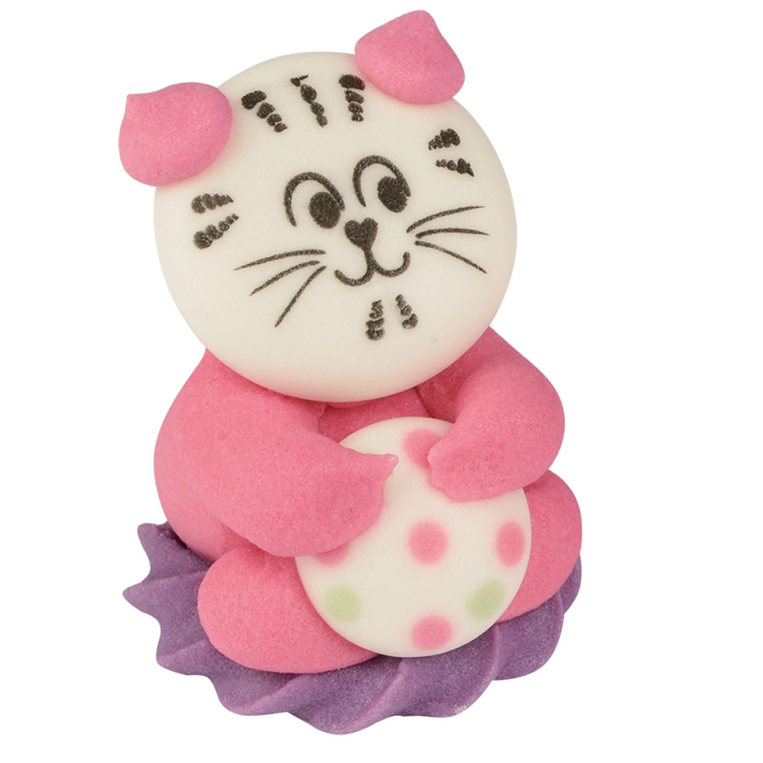Günthart 96 Stück Farmtiere aus Zucker in sechs verschiedenen Motiven Katze, Schwein, Kuh, Frosch, Hund und Hahn als Tortendeko, 1er Pack (643 g)