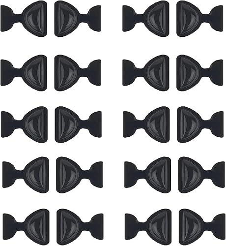 Miniatura 19 de 5 pares de almohadillas adhesivas para la nariz para lentes, almohadillas de silicona para la nariz, almohadillas antideslizantes para lentes