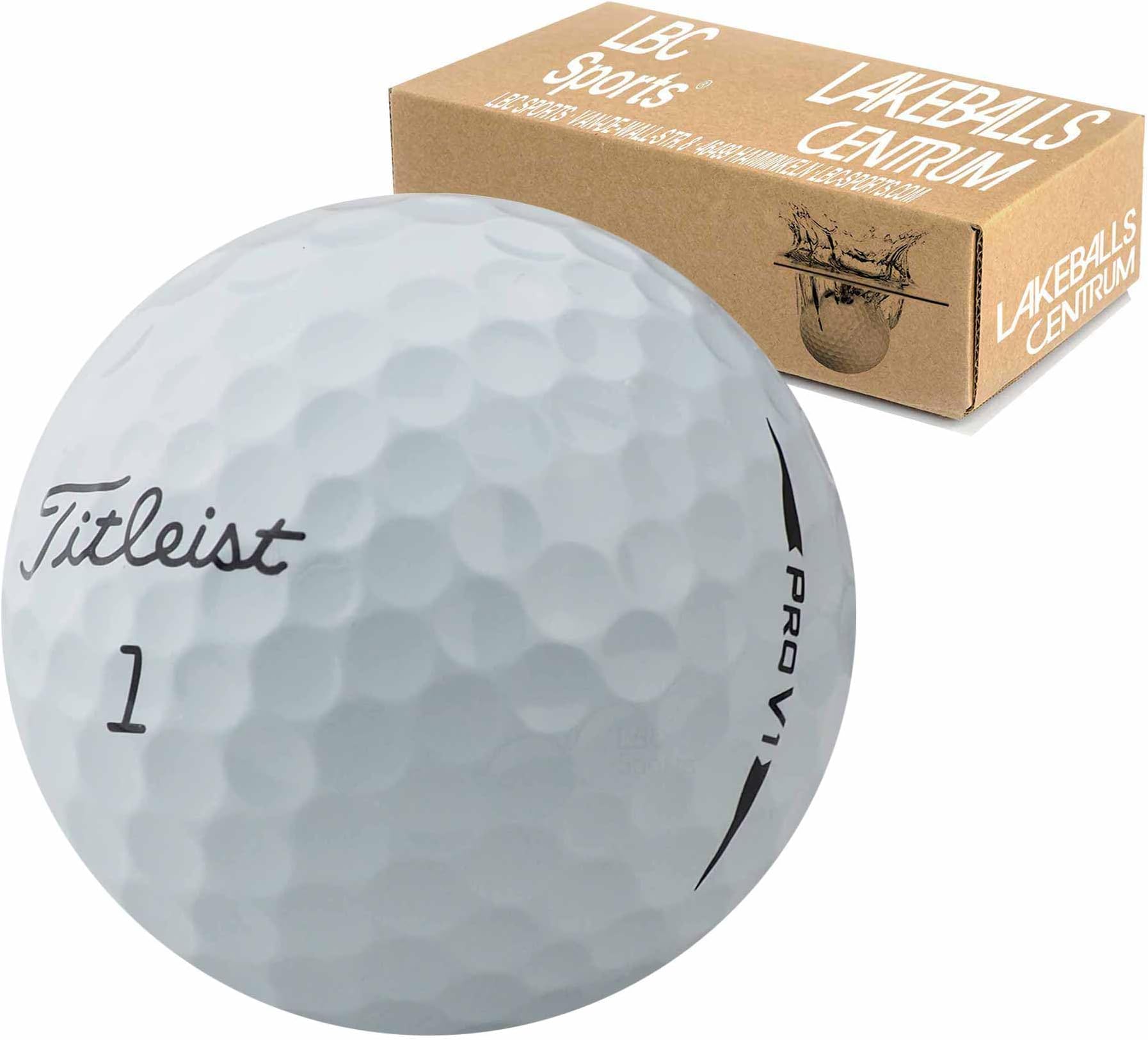 50 PRO V1 LAKE GOLF BALLS - AAA/AA QUALITY (A/B GRADE) - IN MESH BAG
