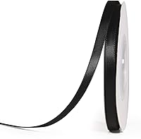 Vista 88 de YAMA Cinta de satén de doble cara, 7/8 pulgadas, 25 yardas para envolver regalos, color rosa