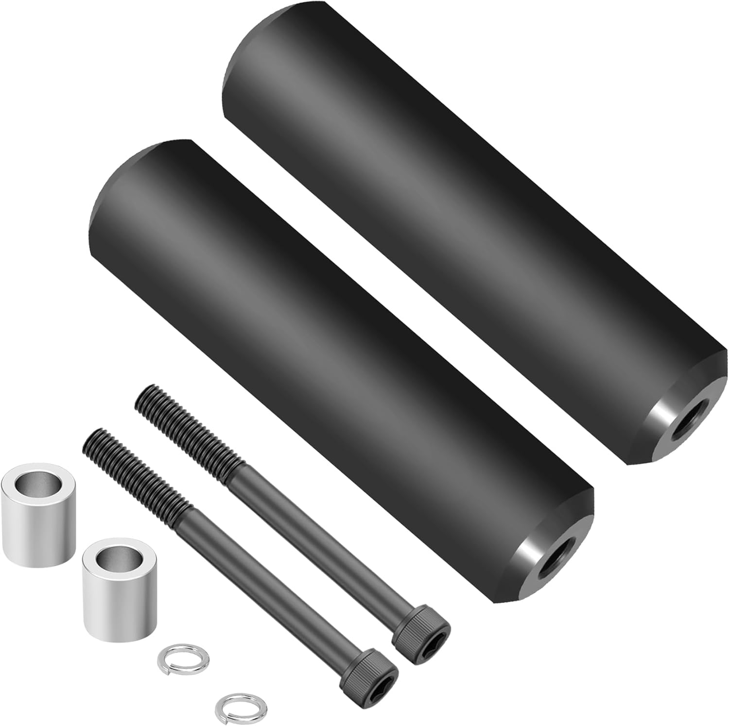 6.5" Upper Shock Mount Frame Sliders Falling Crash Protector Guards Falling Side Protector No Cut Kits for Harley Sportster XL883 XL1200 2004-2022