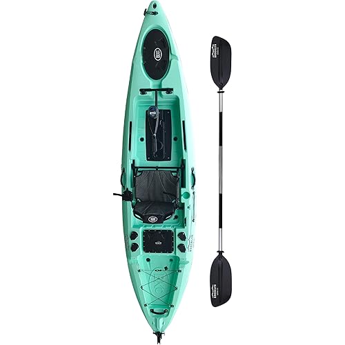 Brooklyn 12.0 Pro Pedal or Motorized Kayak 12' Sit On Top Fishing Kayak Choose Flipper Drive, Proppeller Drive or Trolling Motor