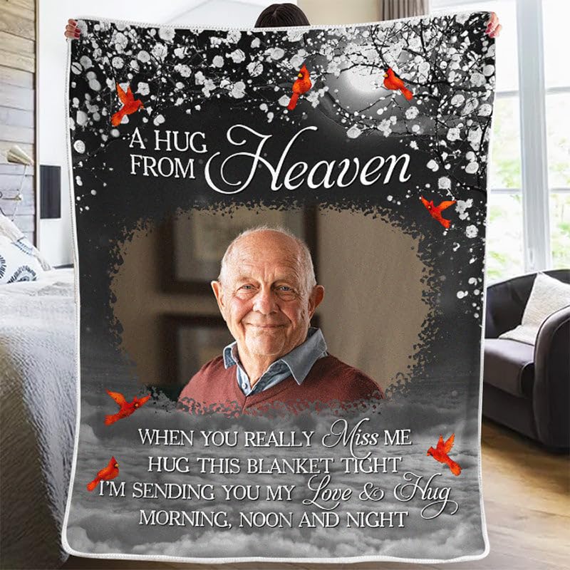 Pawfect House A Hug From Heaven Personalized Photo Memorial