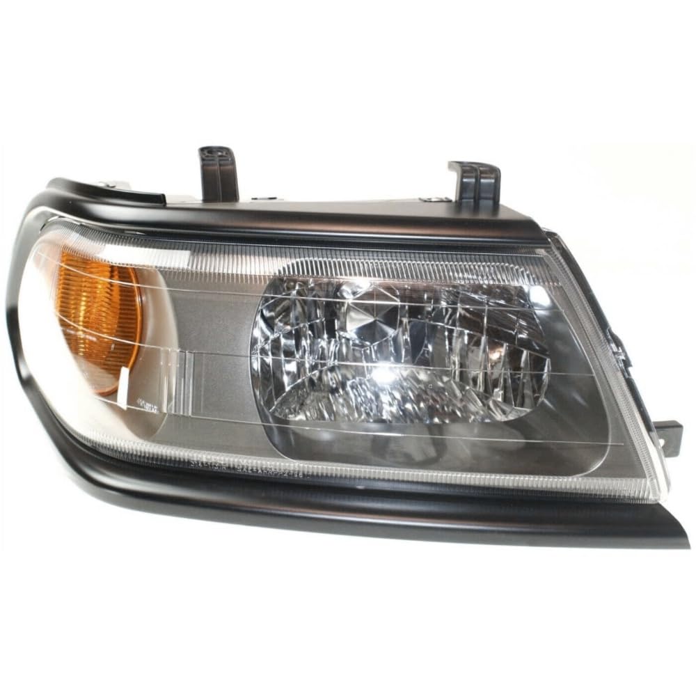 Amazon.com: VIRAZE Headlight Halogen Right Side Clear Lens Black 