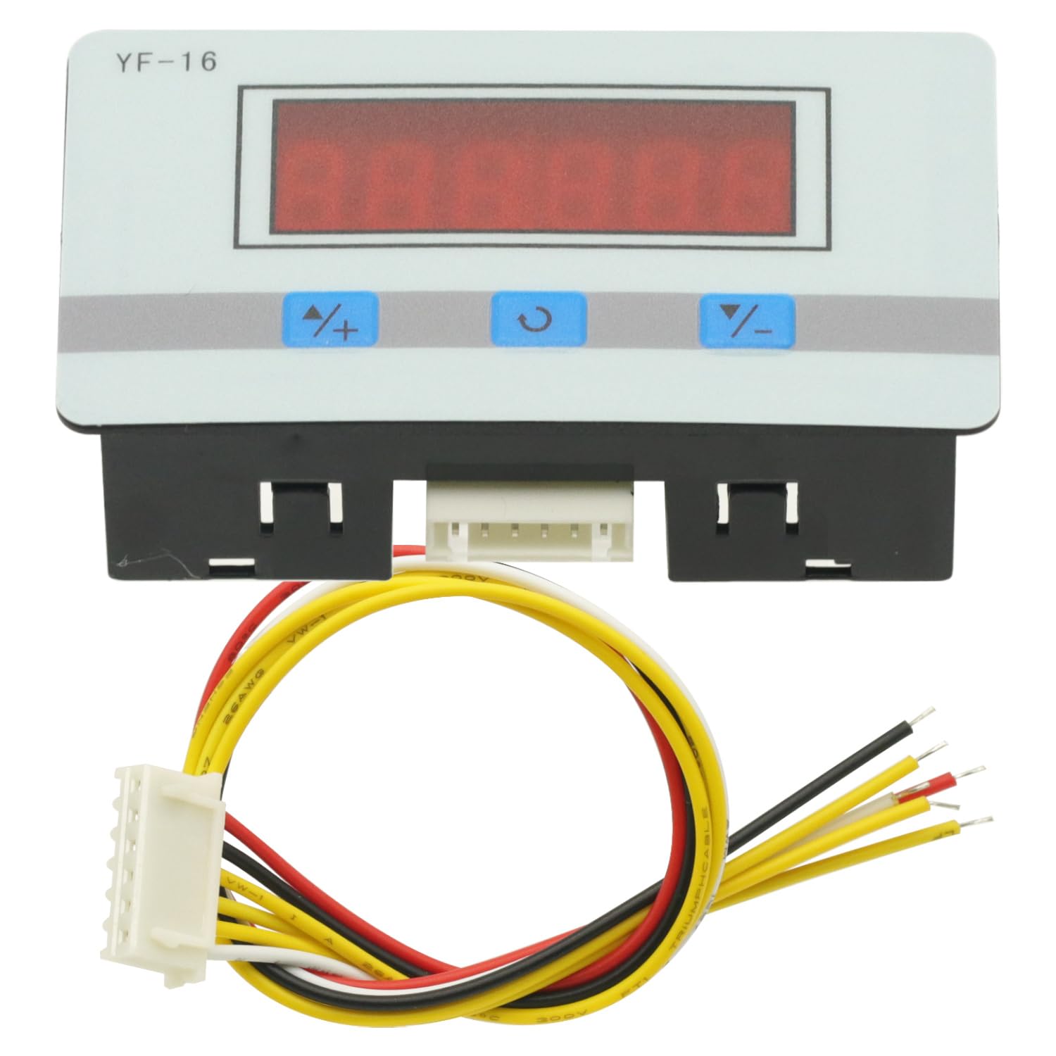 Mini LED Digital Counter Module DC/AC7V~27V Electronic Totalizer with NPN and PNP Signal Interface 1~999999 Times Counting Range