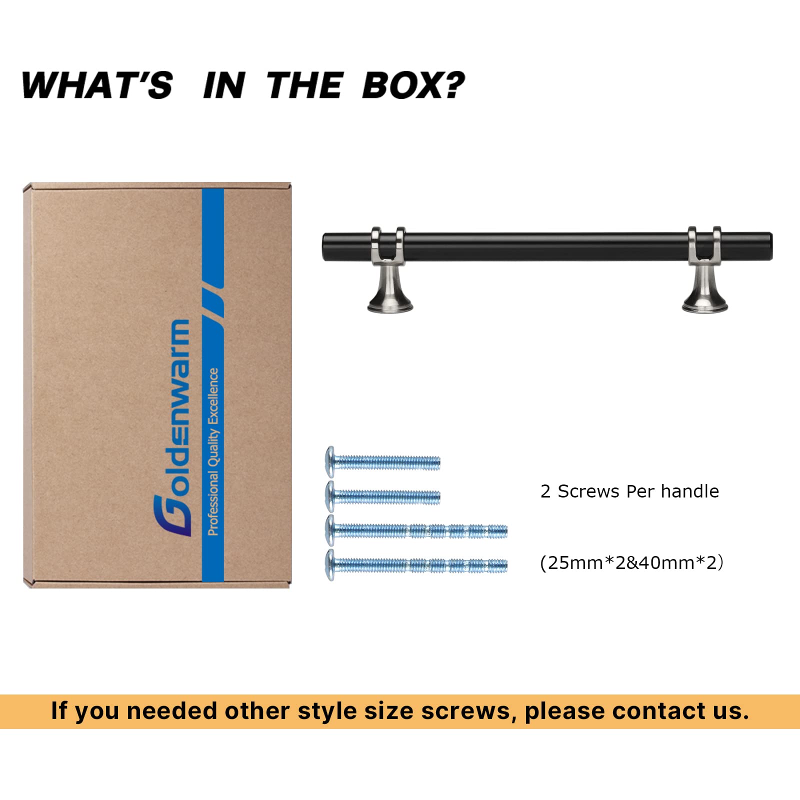 10 Maniglie Dorate Per Mobili Cucina - Barra A T In Acciaio Inox, 96mm