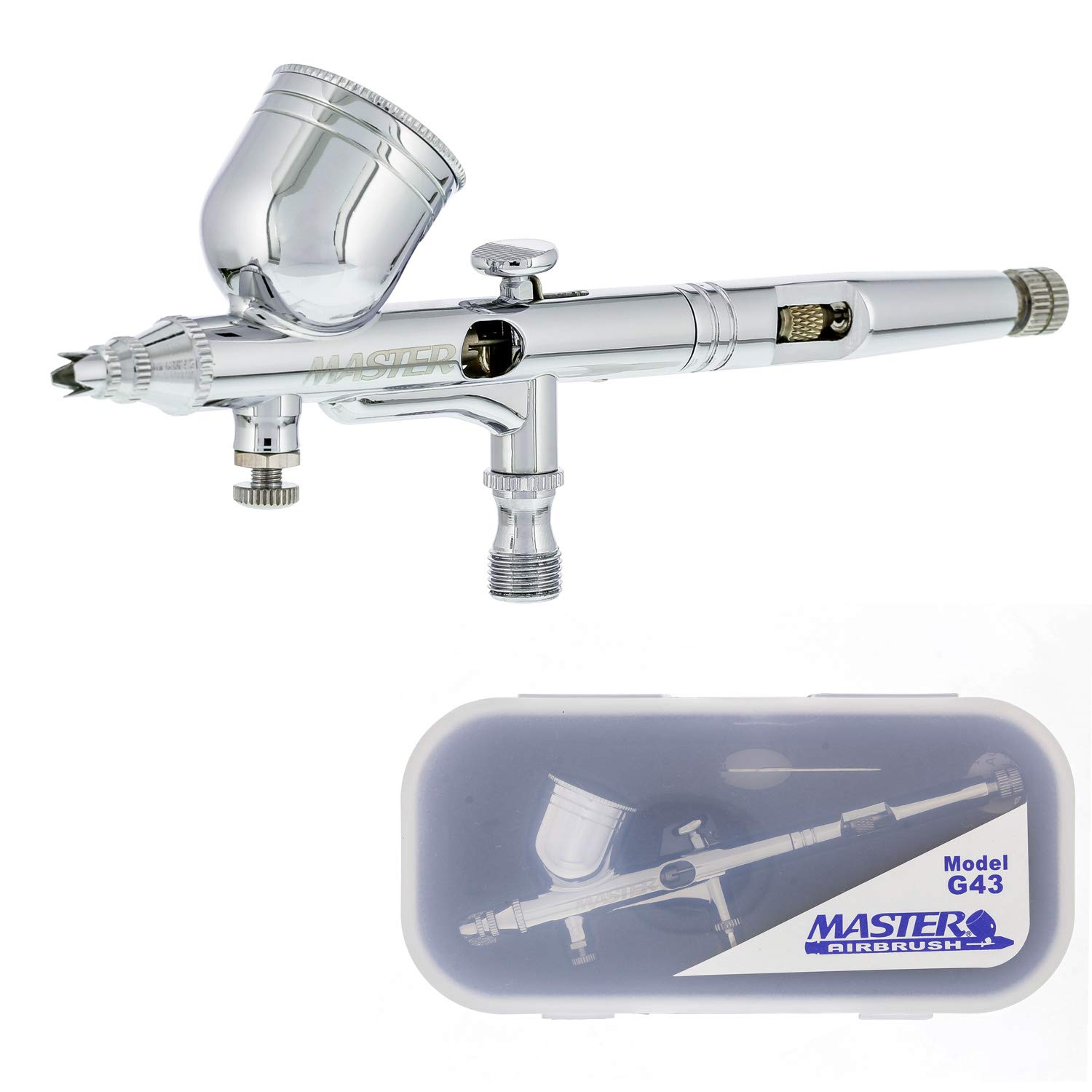Master Airbrush Fine Control Dual-Action Airbrush-Art-Hobby-Model-Craft