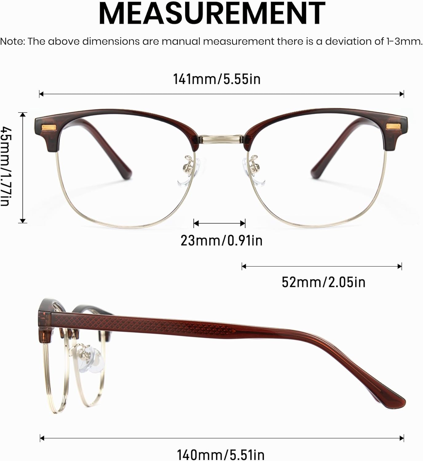 Cyxus Blue Light Blocking Glasses for Women Men Computer Glasses Relieve Eye Fatigue for Computer Screens 8195 - Image 7