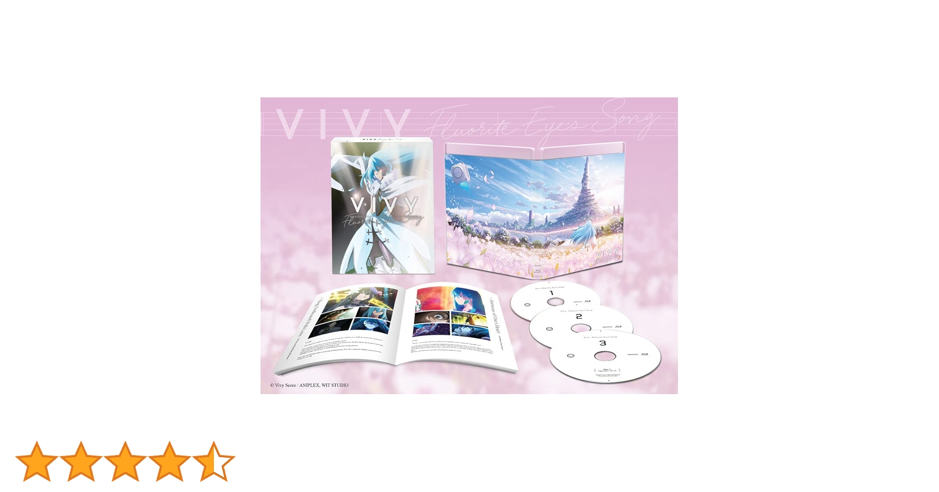 Vivy Fluorite Eye's Song Blu-ray まとめ売り Vivy Fluorite Eye's Song Vol.1 First Limited Edition Blu-ray
