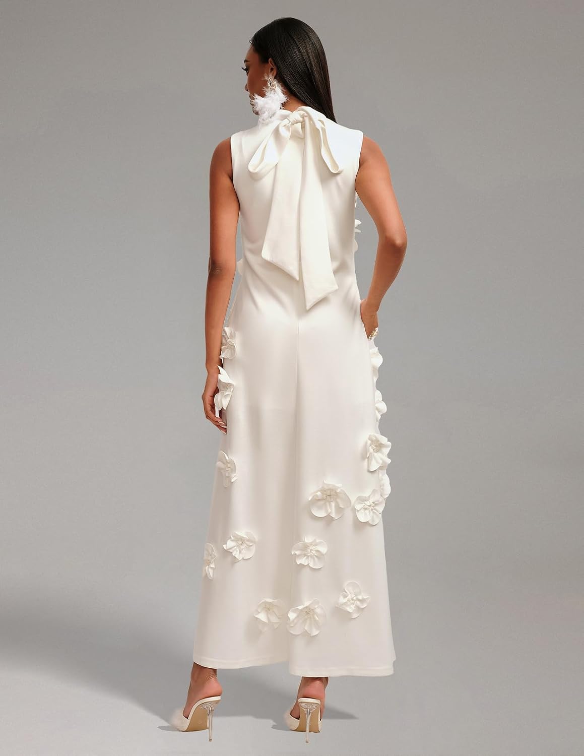BELLA BARNETT White Floral Dress for Women