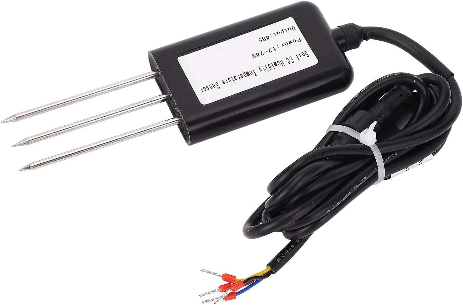 Soil Fertilizer Detector NPK Sensor Transmitter with IP68 Waterproof, 316 Stainless Steel - Accurate Soil Quality Monitoring for Greenhouse Garden & Agricultural Use