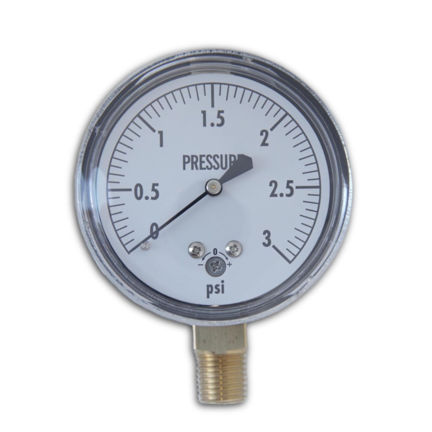 KC25-3# Low Pressure Gauge 3 PSI