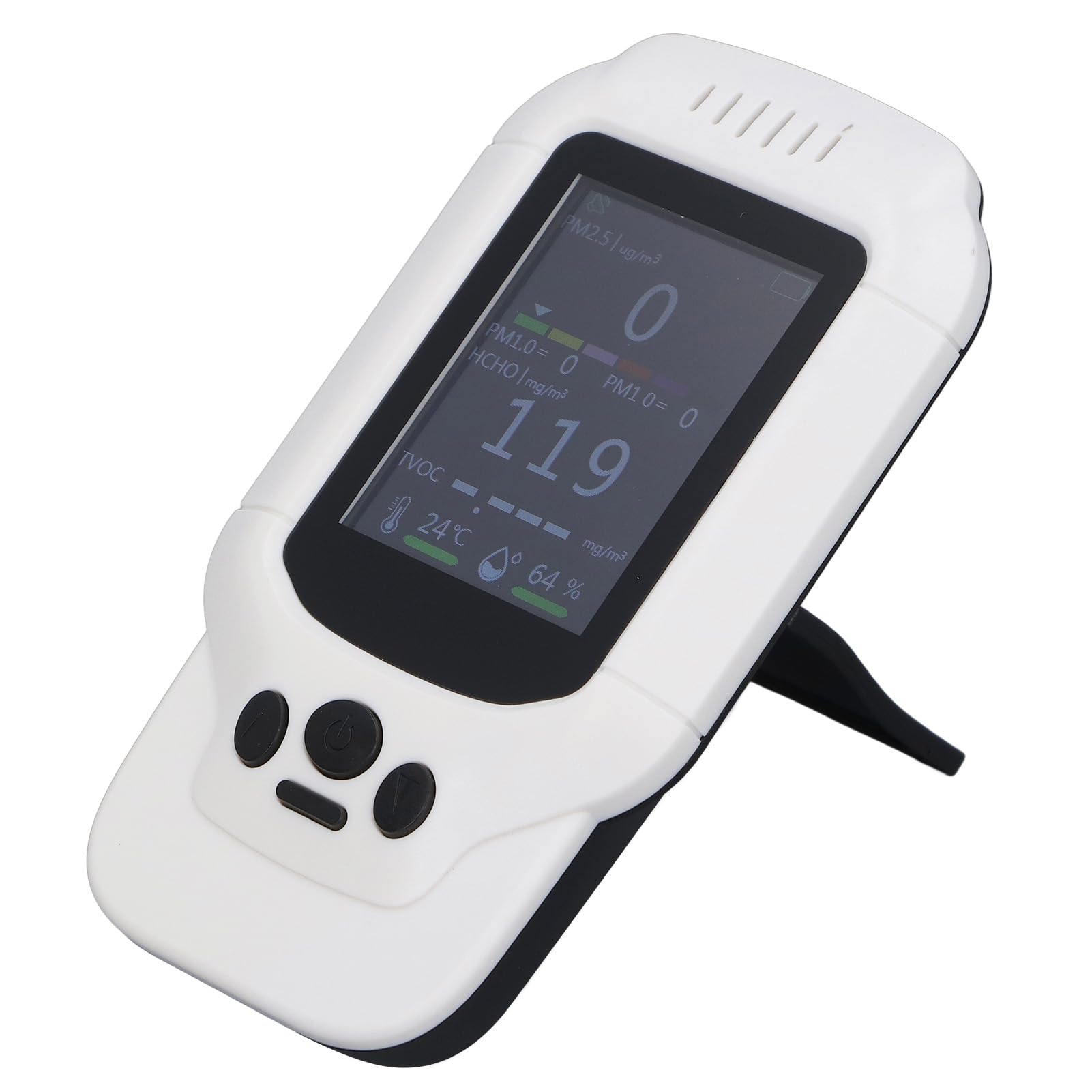 PM2.5 PM1.0 PM10 Monitor Meter for Indoor Temperature Humidity Detection Portable Travel
