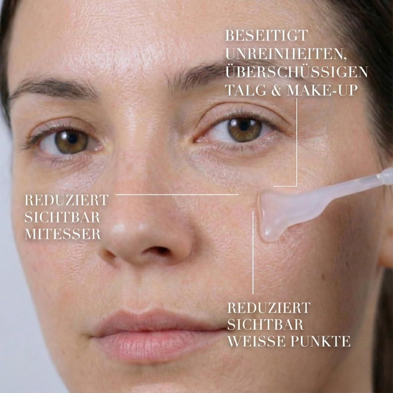 Peel Shot - Vulkan & Weisser Ton - Sanfte Porenreinigung & Tiefenpflege mit Centella & Hyaluron - Gegen Mitesser - 100ml (1x Vulkanerde + 1x Französische Tonerde, 1+1 Duo Basis Lab)