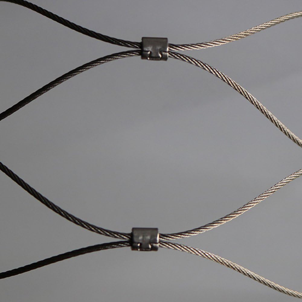 1.5mm 6x150mm(Hight) 3x150mm(Length) Stainless Steel ferrule Cable Mesh