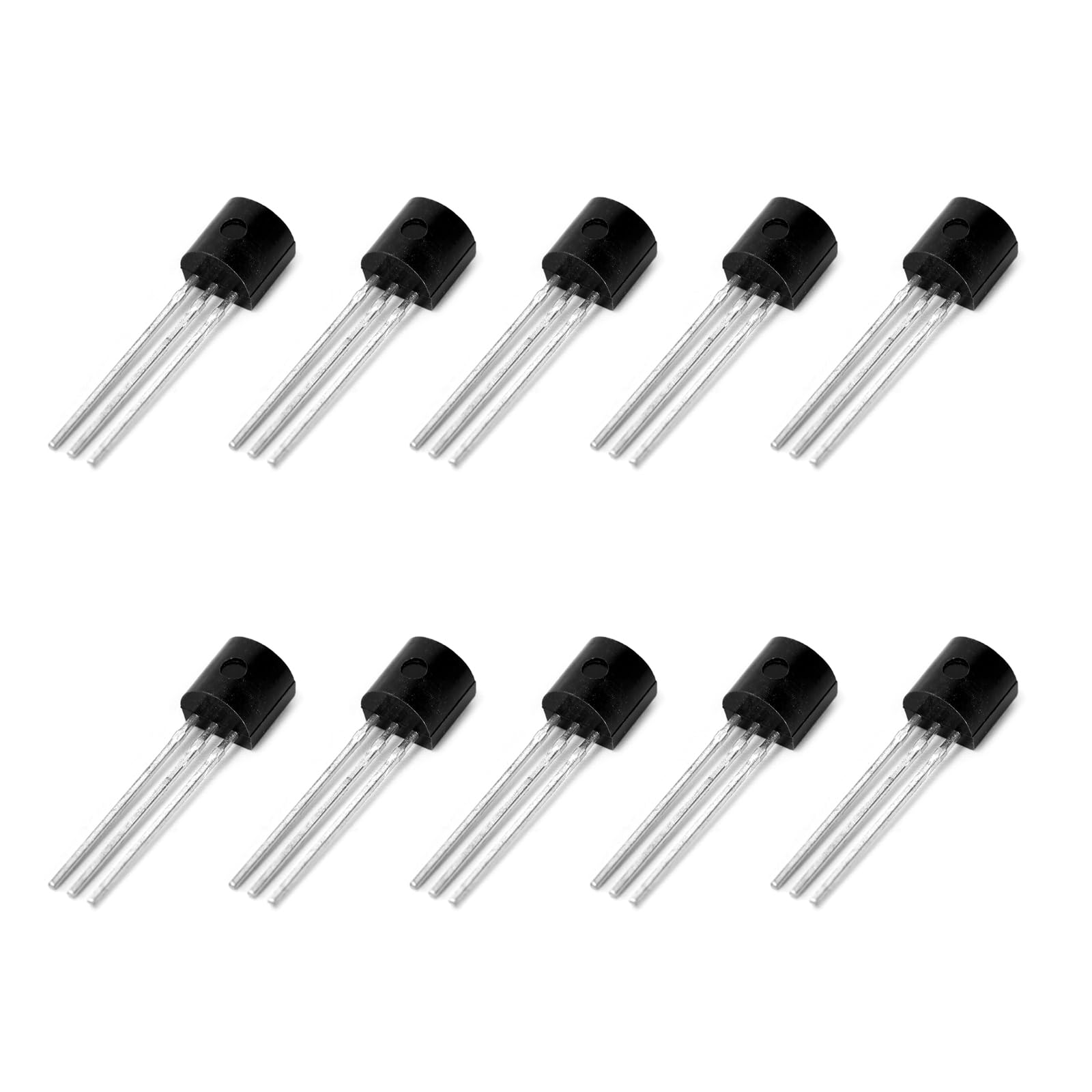 10Pcs 2N5457 N-Kanal 5457 JFET Transistor 25V 10MA für DIY-Projekte Schalttransistor Analogschalter Bass Audio Verstärker