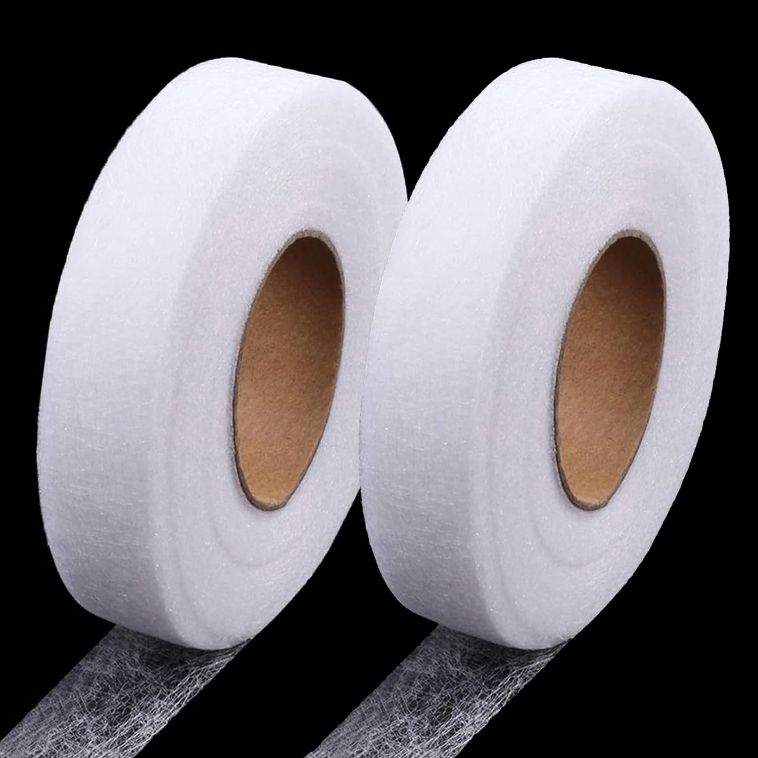 PA Wonder Web Iron, On Hemming Tape, Ultra Strong Fusible Fabric Bonding Tape for Garments, 20m x 20cm, Sewing-Free Solution, Perfect for Ironing, Hemming Pants, 2 Pack, White