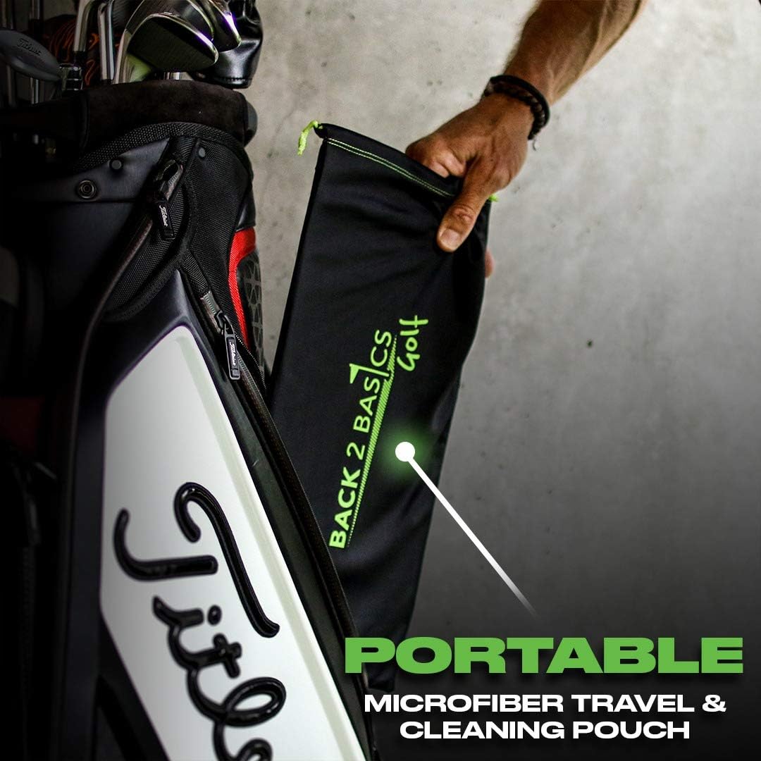 Pro Path Golf Putting Mirror - Portable Golf Training Aid - Swing Trainer Alignment Mirrors - Golfing Accessories Indoors Outdoors - Golf Training Equipment -