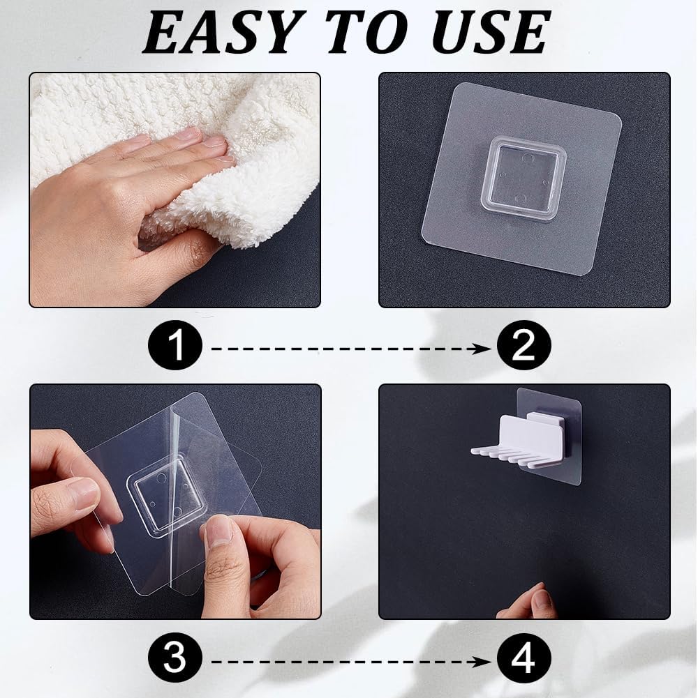AHANDMAKER Watch Band Holder Organizer Wall Mount Durable Plastic Compact Stand Rack Tray Storage for Home Office Men Women Watch Accessories Desk Decorations image 3