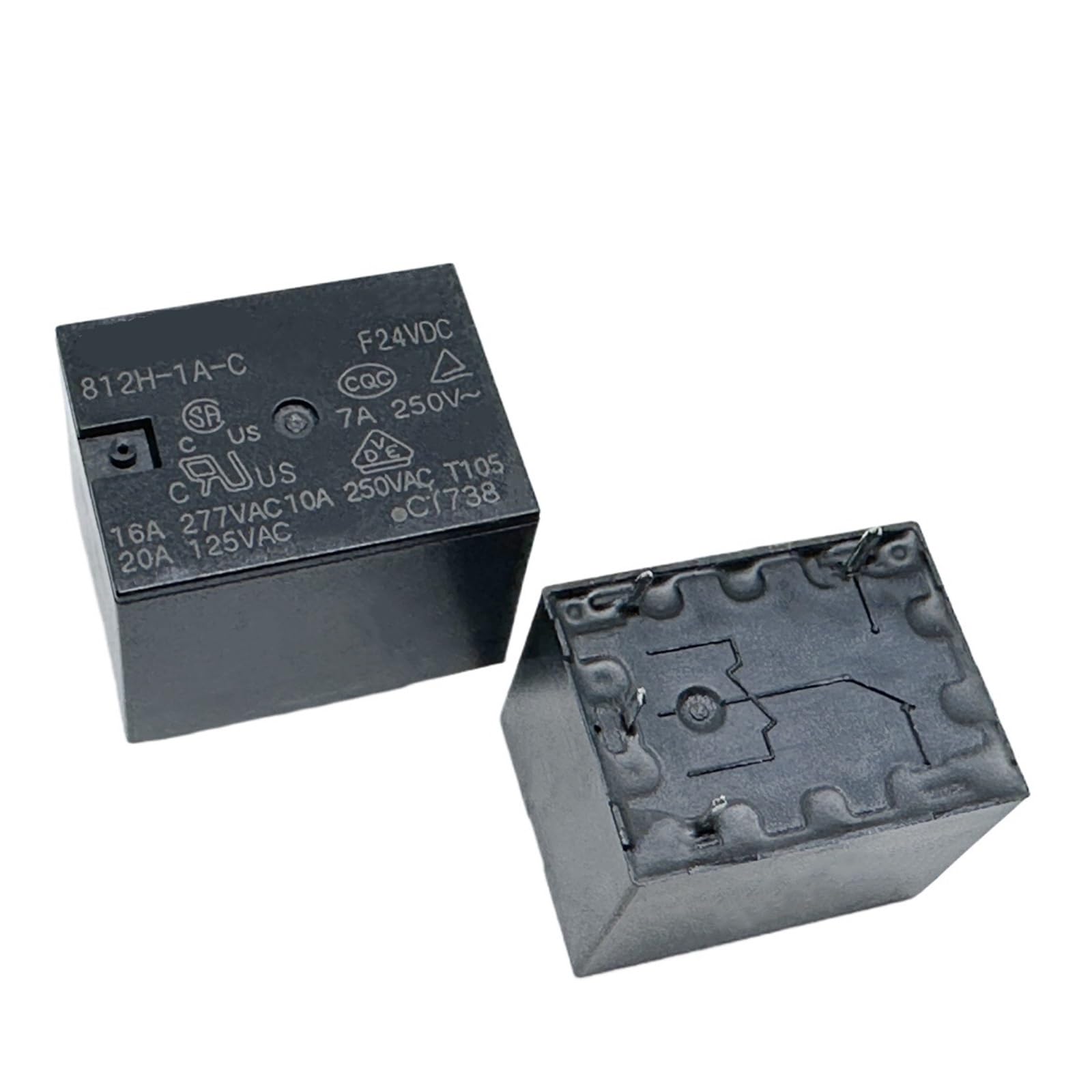 PKNVKZIDK 1pc 812H-1A-C F24VDC Relay 4pins