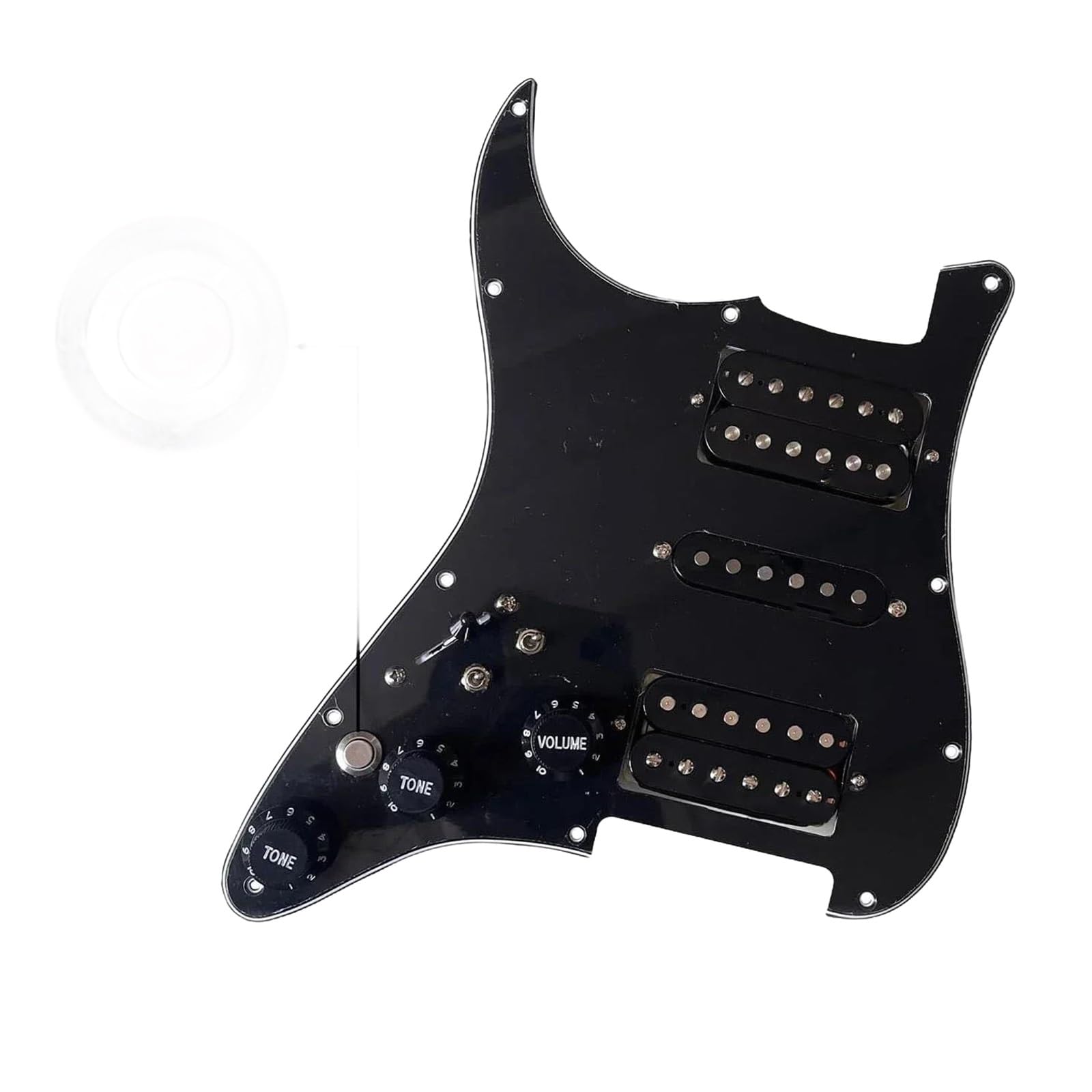 Pickguard Załadowany Do Gitary Zestaw Maskownic Gitarowych HSH Dla Leworęcznych