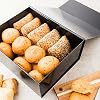 Restaurantware-12 x 10 x 5 Inch Magnetic Gift Boxes, 10 Sturdy Collapsible Gift Boxes - For Groomsman And Bridesmaid Proposals, Built-In Lid, Black Paper Luxury Storage Boxes, Grease-Resistant