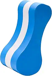 JustGoFit Flutuador Pull Buoy para Natação, Treinamento Técnico de Pernas e Braços, Azul
