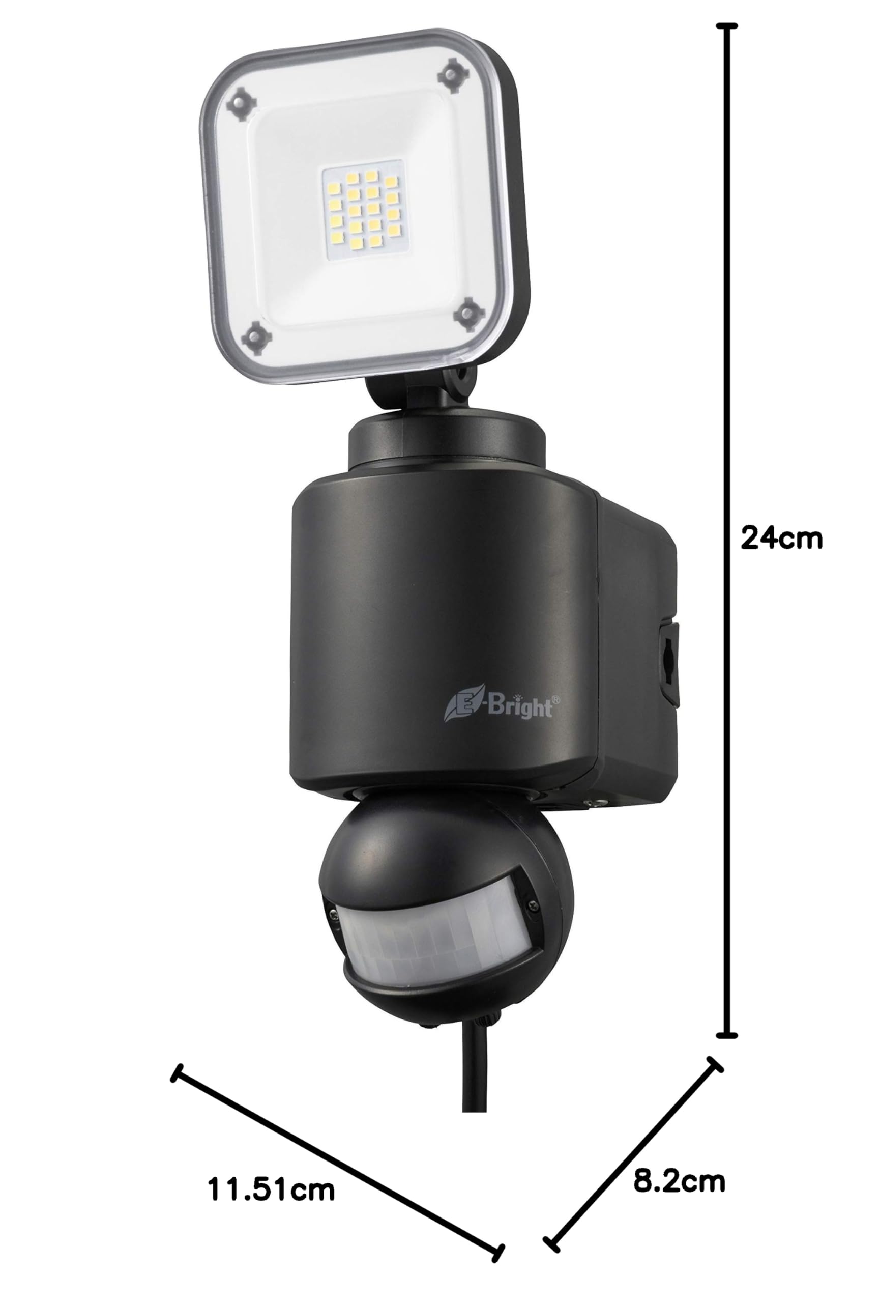 Amazon | オーム電機 E-Bright LEDセンサーライト コンセント式