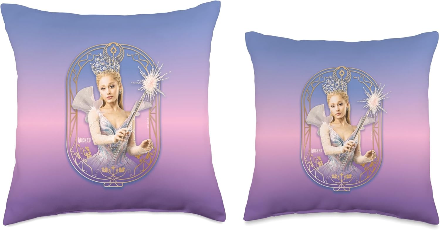 Wicked: for Good Glinda Sparkling Wand Throw Pillow