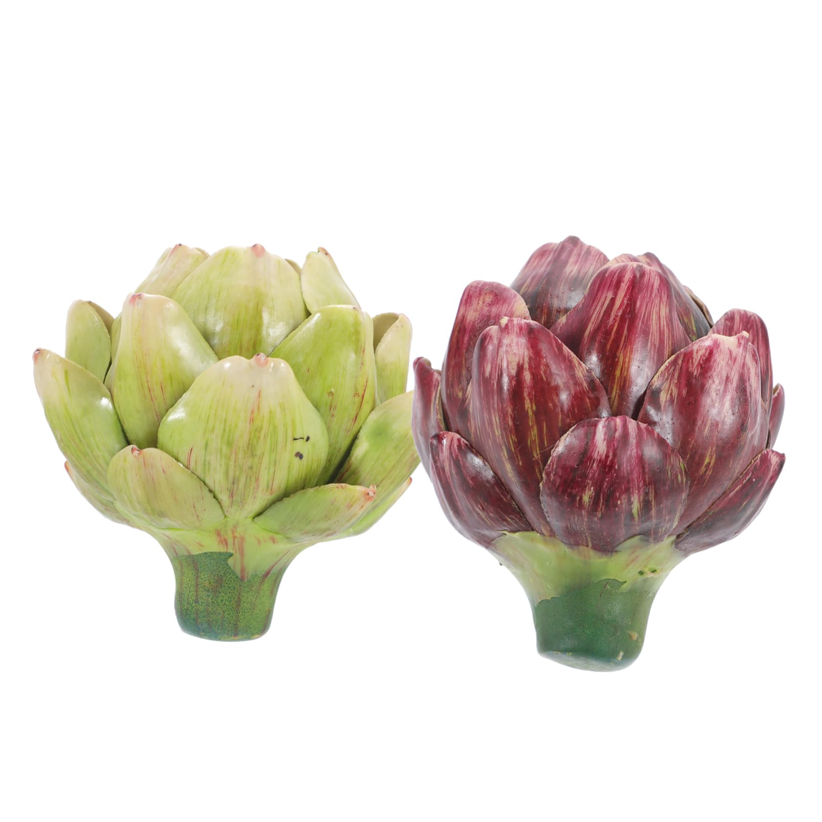 CAXUSD 2pcs Artichoke Artificial Flower Artificial Flowers Vegetable Silk Flower