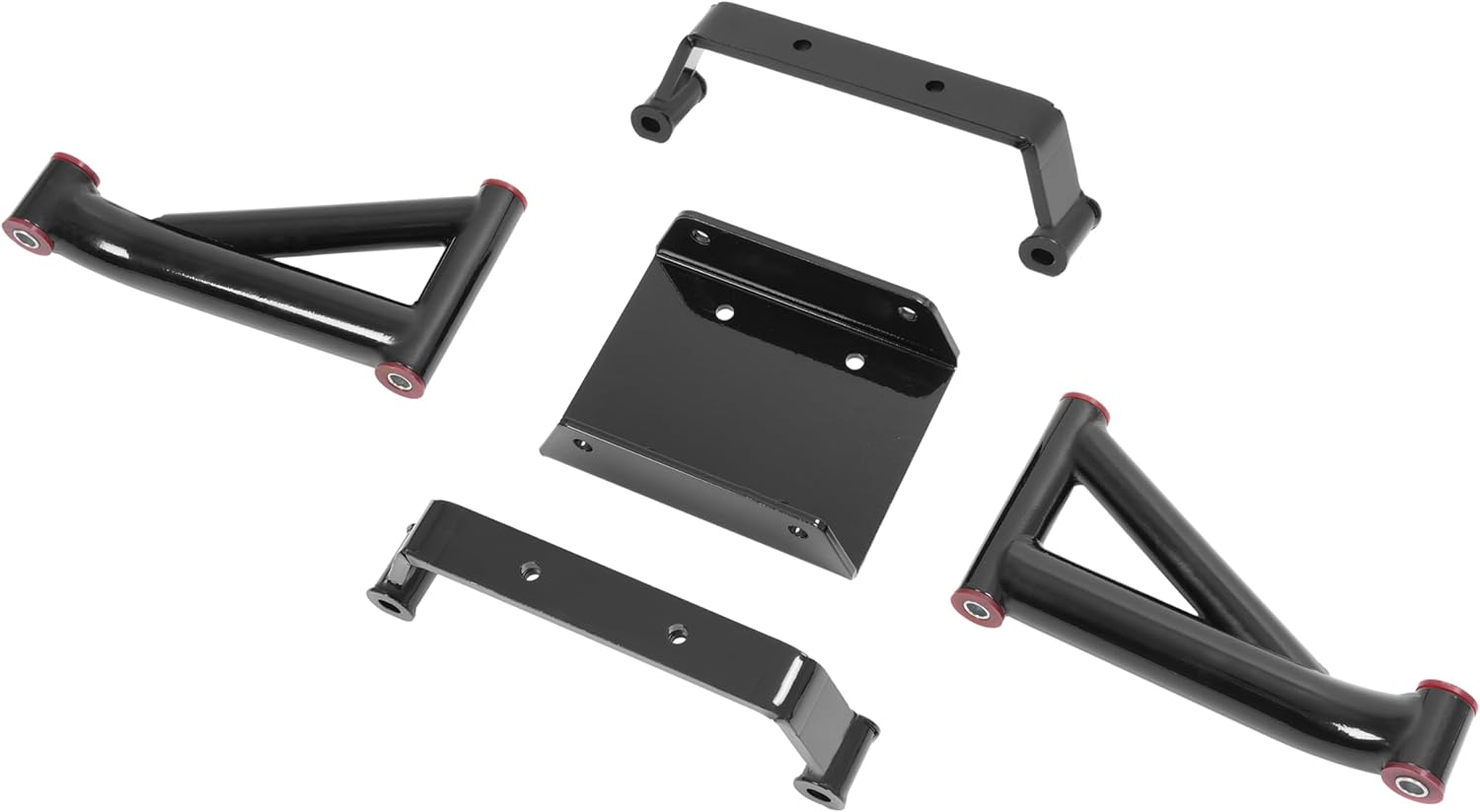 6" A-Arm Lift Kit Compatible with 2003-2007 Yamaha G22 Gas Qr Electric Golf Carts Black Heavy Duty Steel Construction