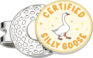 Funny Goose Golf Ball Marker, Unique Magnetic Hat Clip for Golfers, Cool Golf Accessories for Men Women Golf Lovers, Christmas Stocking Stuffer
