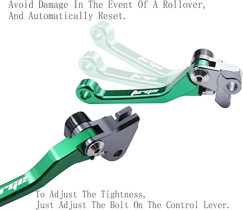 Miniatura 6 de Palanca de freno de embrague de pivote plegable CNC para motocicleta kx125 06-08 kx250 05-08 xk250f 05-12 kx450f 06-18 Dirt Bike