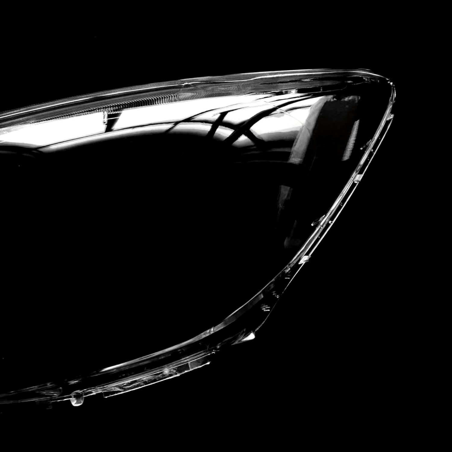 Car Headlight Lens Cover for Kia Soul 2014-2017, Replacement Car Front Lampshade Headlamp Shell Mask Lamp Hoods Cover,A Pair