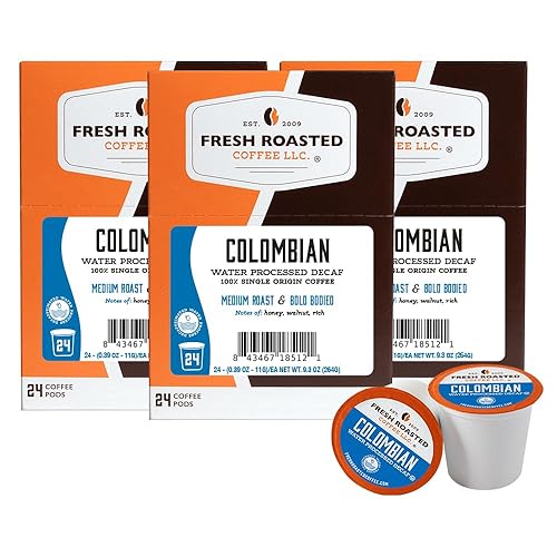 Miniatura 312 de Fresh Roasted Coffee, Peaberry de Tanzania, tostado ligero, Kosher, compatible con K-Cup, 24 cápsulas