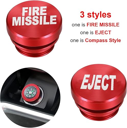 Miniatura 3 de SenseYo Cubierta de aluminio para encendedor de cigarrillos de automóvil, 3 unidades, se adapta a la mayoría de vehículos con fuente de alimentación