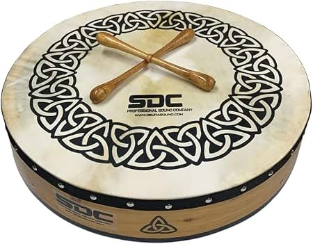 Amazon.com: DEURA ALL NATURAL BODHRAN DRUM Irish Celtic 18 Inch