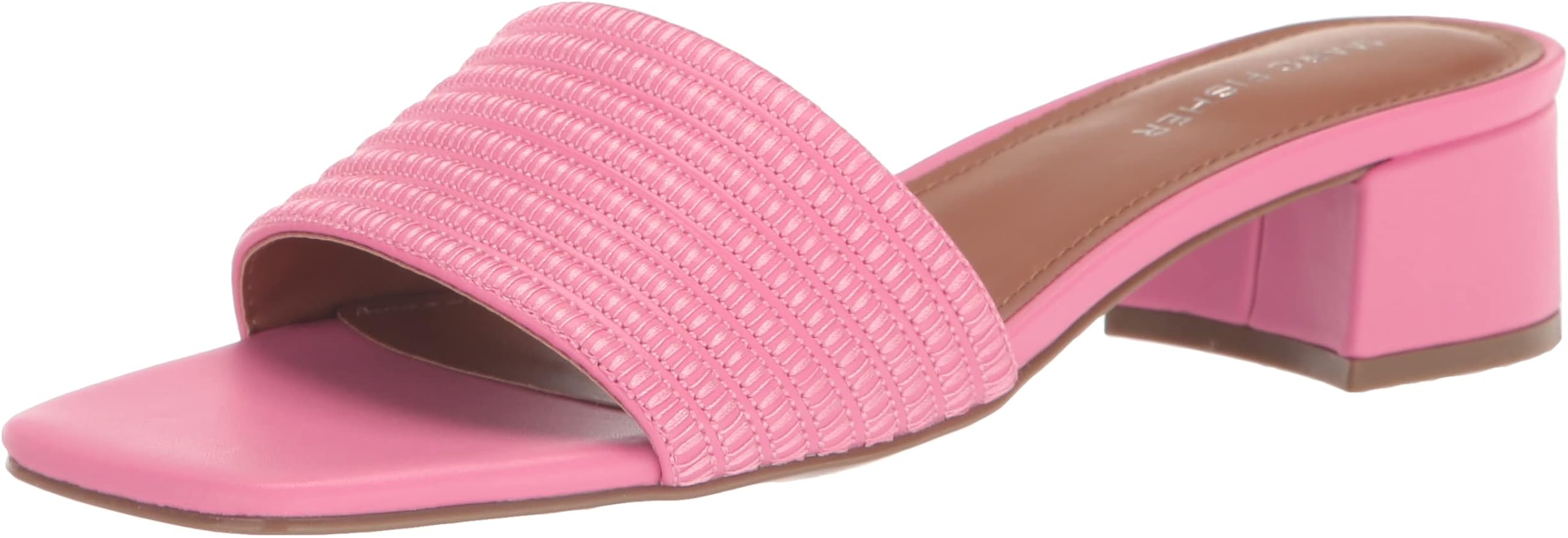 Amazon.com | Marc Fisher Women's Cinasa Heeled Sandal, Rasberry