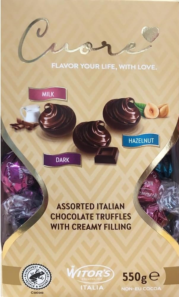 Amazon | Witor's アソート イタリアン チョコレート トリュフ, ミルク