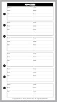 Vista 8 de Registro de Pagos/Gastos de Tamaño Personal y Registro de Cheques, Dimensionado y Perforado para Filofax Personal Notebook (9.4 cm x 17.1 cm)