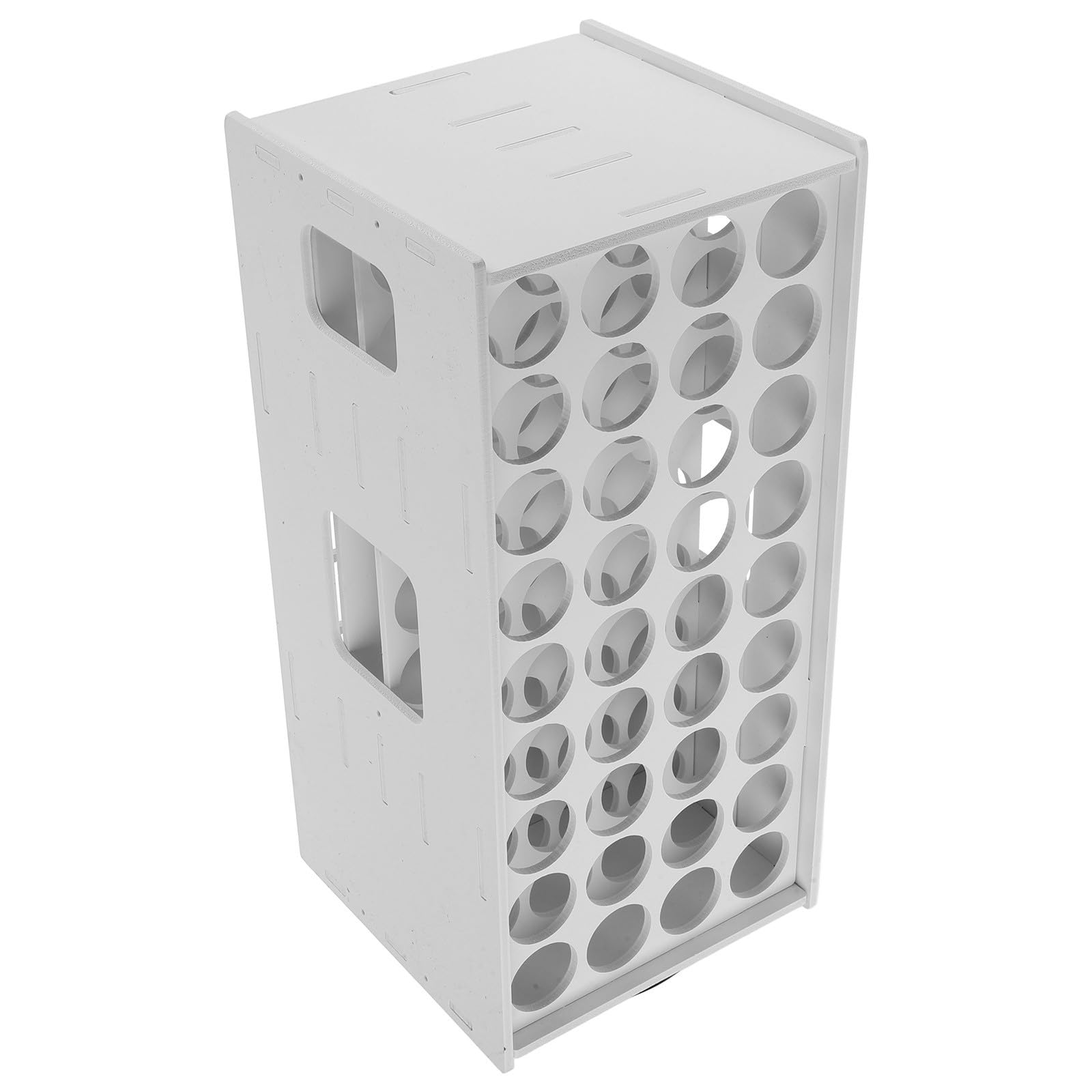 Organisateur Vertical Bois en de Emplacements 72 Multi-slots Rangement pour de Flacons de Pigments pour Création Artistique