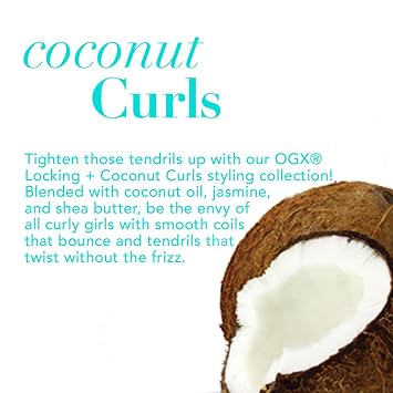 OGX Quenching + Coconut Curls Conditioner, 13 Ounce (Pack of 6)