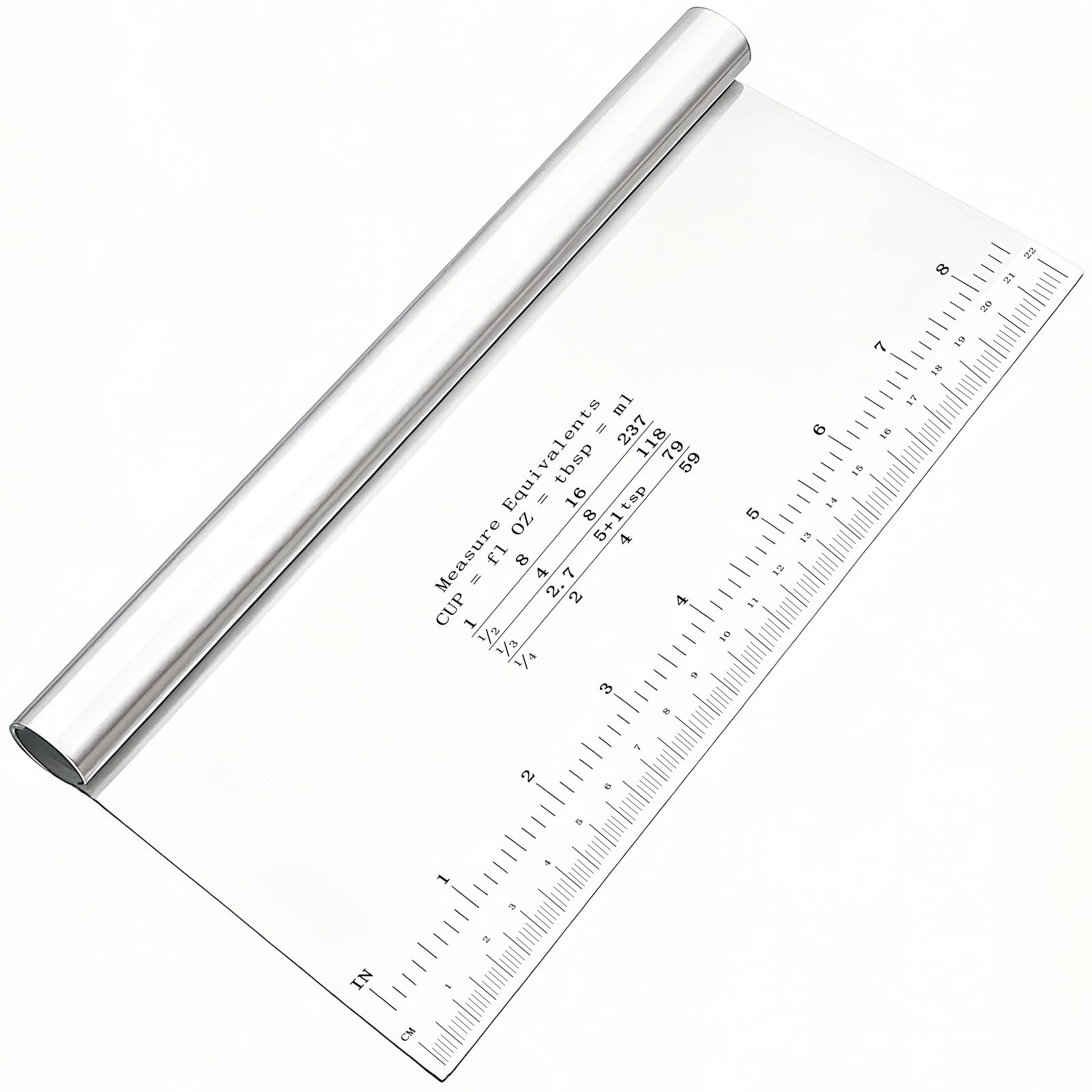 2 Spatole Per Impasto In Acciaio Inox Con Manico In Legno – Raschietto Da Cucina 15x8 Cm Per Pizza, Pane E Pasticceria - 2